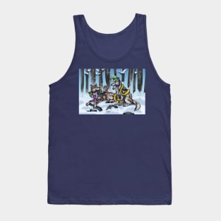 Holiday Wolves Scene Tank Top